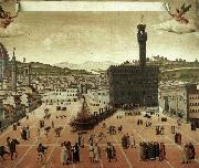 unknow artist Execution of Savonarola on the Piazza della Signoria Sweden oil painting artist